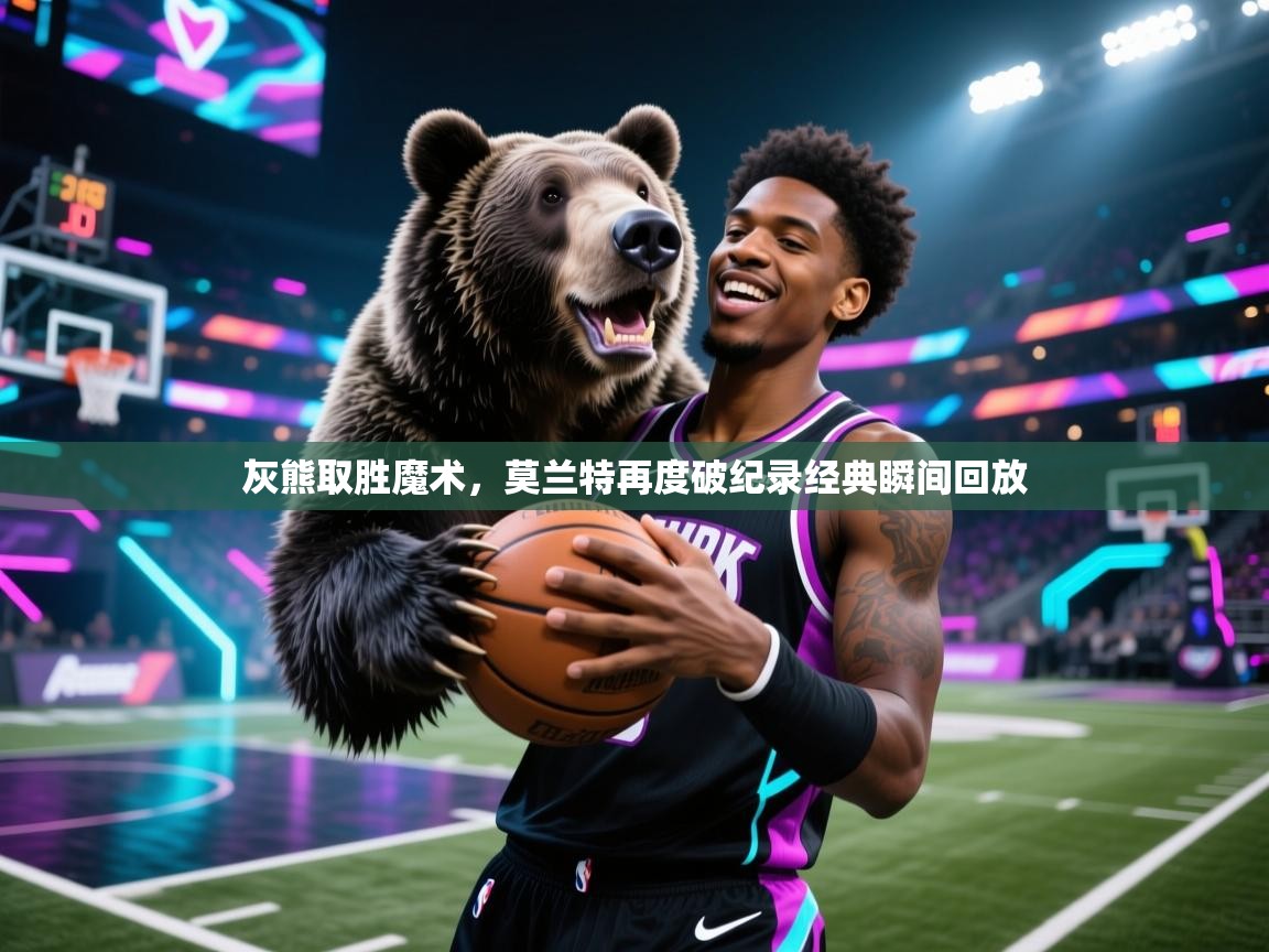 灰熊取胜魔术，莫兰特再度破纪录经典瞬间回放  第1张